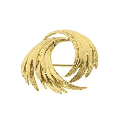 Golden brooch of wings Image 1 of Golden brooch of wings