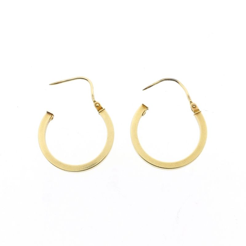 Image 6 of Gold earrings | Ø 19.4 mm