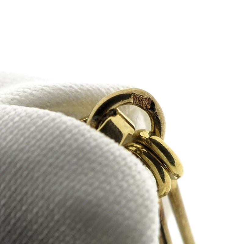 Image 4 of Vintage gold pendant with a cluster of carnelian.