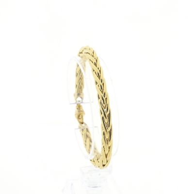 Image 1 of 18K Gold Foxtail Link Bracelet | 18.5 cm