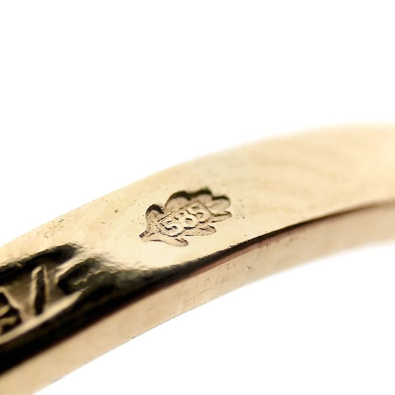 Image 8 of gold ring with amethyst | Vintage