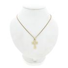 Image 4 of Gold Cross Pendant with Zirconia