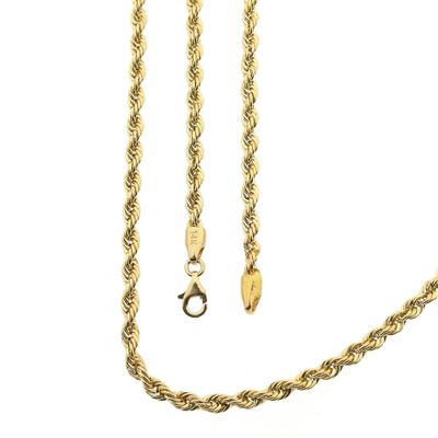 Image 1 of Gold twisted link chain