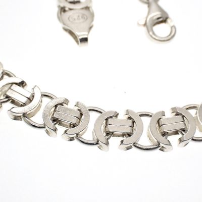 Image 2 of Silver flat king chain | 50 cm