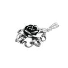 Image 3 of Antique silver floral pendant | Art Nouveau