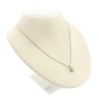 Image 4 of White gold minimalist pendant with diamond | 0.34 ct.