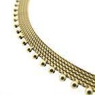 Image 7 of Gold mesh link necklace