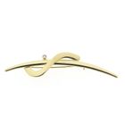 Image 1 of 9 carat dynamic brooch with zirconia