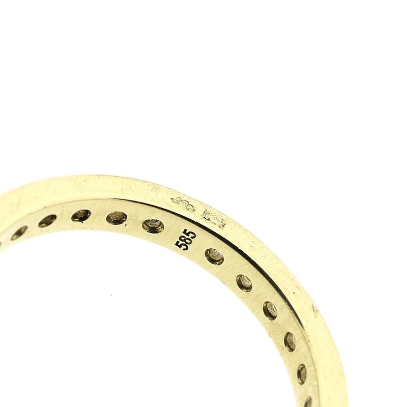 Image 5 of Gold alliance ring with zirconia