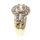 Image 7 of Gold pinky ring with zirconia