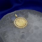 Image 6 of Gold pendant of a gold fiver; Queen Wilhelmina 1912