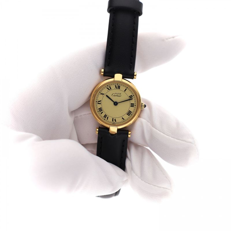 Image 7 of Cartier Must de Cartier Vendome 590004; Vintage Ladies Watch