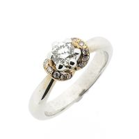 18K White Gold ring with 0.42 ct. diamond | + GIA certificate