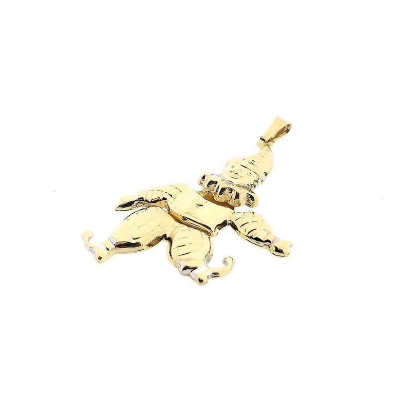 Image 3 of Gold harlequin pendant