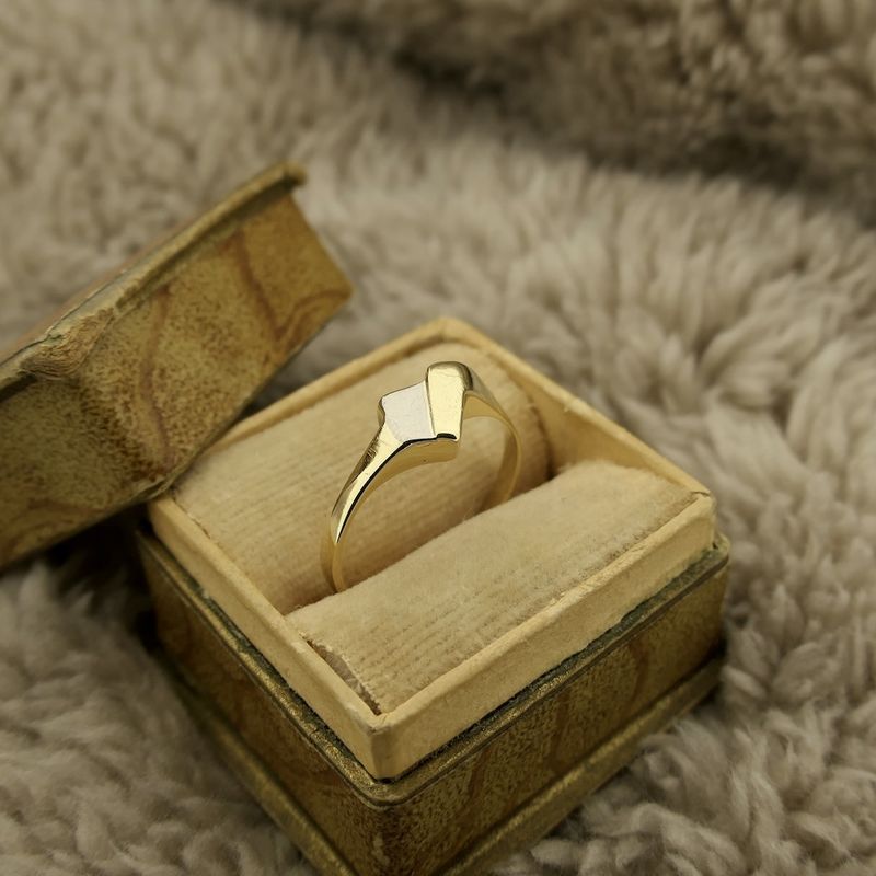 Image 2 of Two-tone gold ring