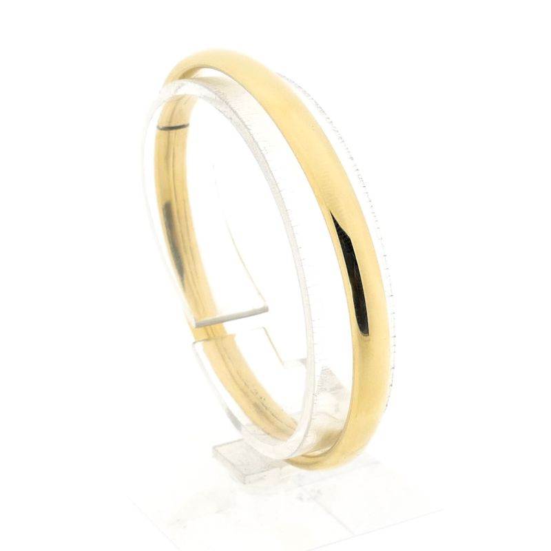 Image 1 of 8 carat smooth slave bracelet; Size M/L