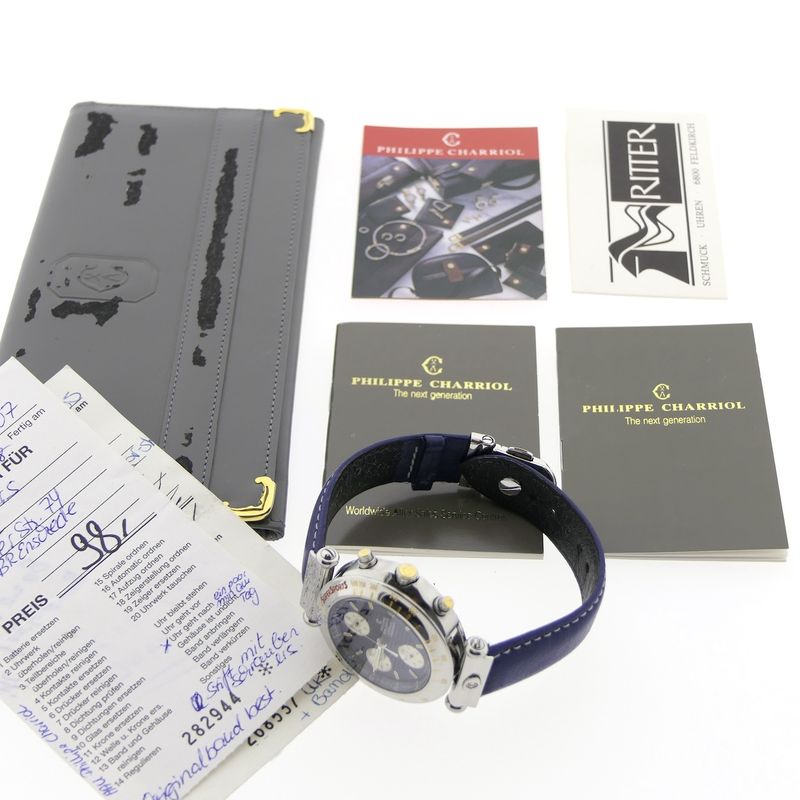 Image 4 of Philippe Charriol Super Sports Automatic 60.96; Chronograph men's watch