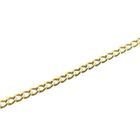 Image 3 of Gold gourmet link chain | 51 cm