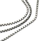 Image 3 of White gold Venetian necklace | 39.5 cm