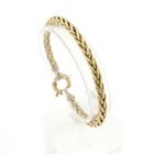 Image 1 of Gold foxtail link bracelet