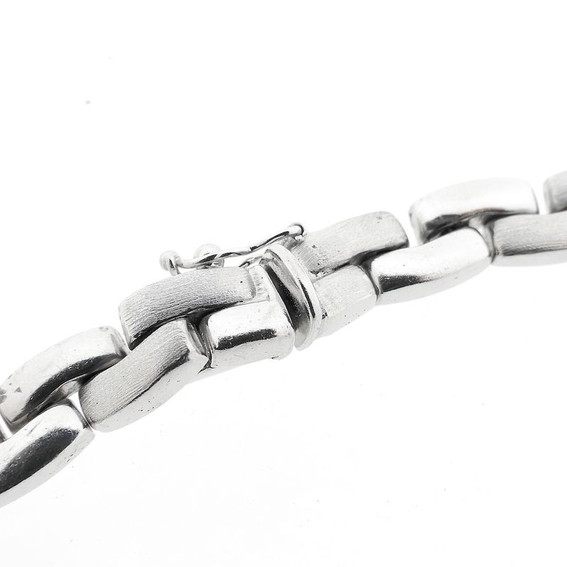 Image 5 of Solid white gold necklace.