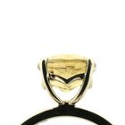 Image 7 of Gold solitaire ring with citrine