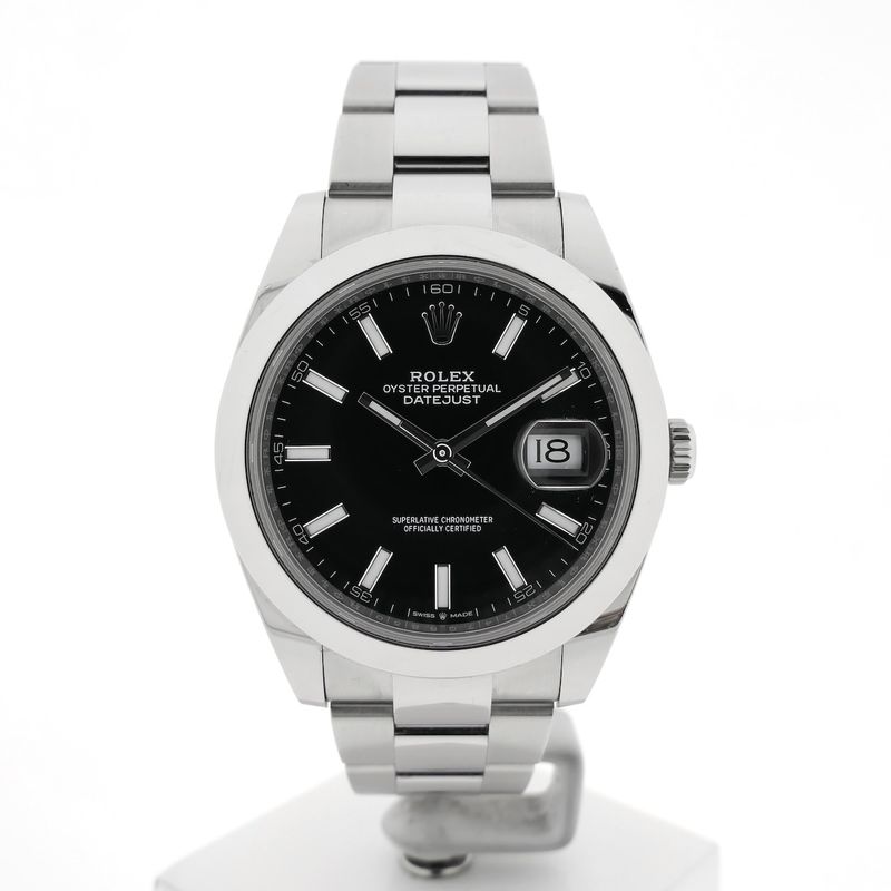Image 1 of Rolex Datejust 41mm 'Black' 126300; Automatic men's watch