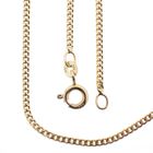 Image 1 of Gold thin gourmet link necklace | 46 cm