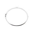 Image 6 of White gold bangle with 0.15 ct. diamond | Ø 60.7 mm