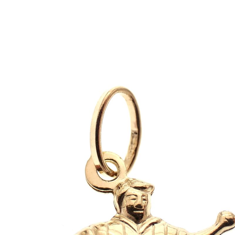 Image 3 of Gold pendant of a football player
