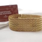 Image 12 of Vintage gold fantasy link bracelet.