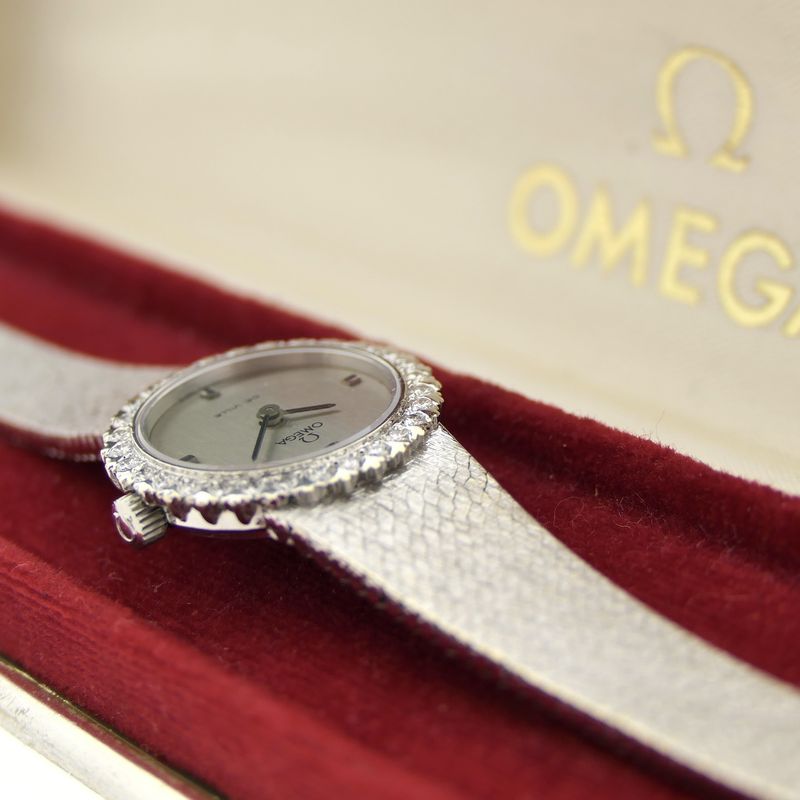 Image 18 of Omega De Ville 'Cocktail Watch'; 18k white gold women's watch with diamonds