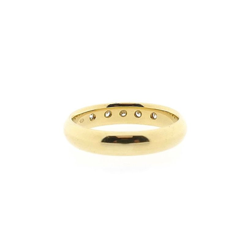 Afbeelding 4 van Gouden rijring met diamanten; 0,25 ct.