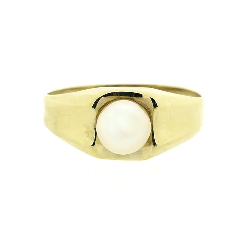 Image 3 of 8 carat ring with pearl