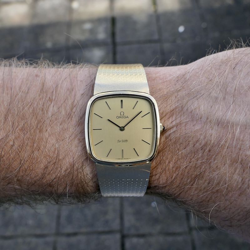 Image 15 of Omega De Ville 111.0118; Vintage heren horloge in full-set uit 1983