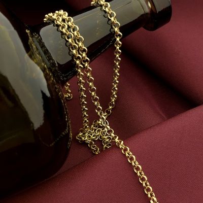 Image 2 of Gold jasseron link chain