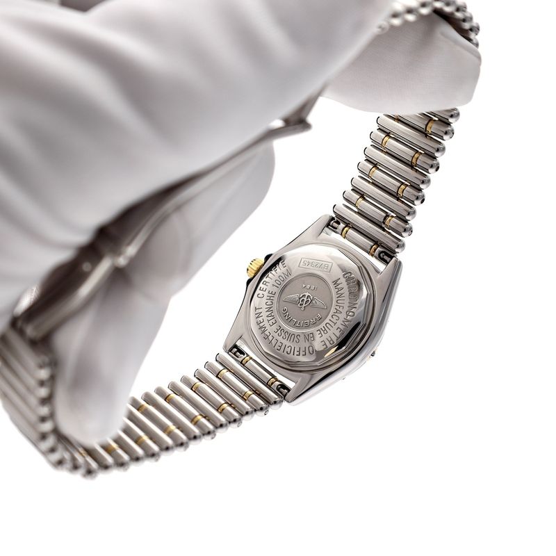 Image 17 of Breitling Callistino 'Mother of Pearl' Gold/Steel Women's Watch