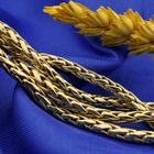 Image 2 of Gold foxtail link necklace