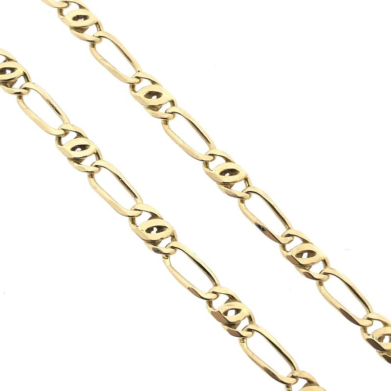 Image 3 of Gold fantasy link chain; 47.5 cm