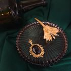 Image 2 of Vintage gold pendant with garnet