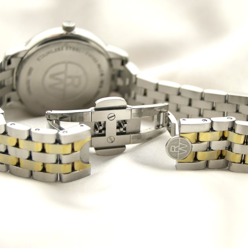 Image 8 of Raymond Weil Toccata 5388-STP-97081; Bi-color women's watch with diamonds