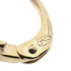 Image 8 of 16.8 ct. Gold stud earrings with enamel flower and zirconia