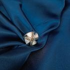 Image 6 of Silver ring with mother of pearl and marcasite