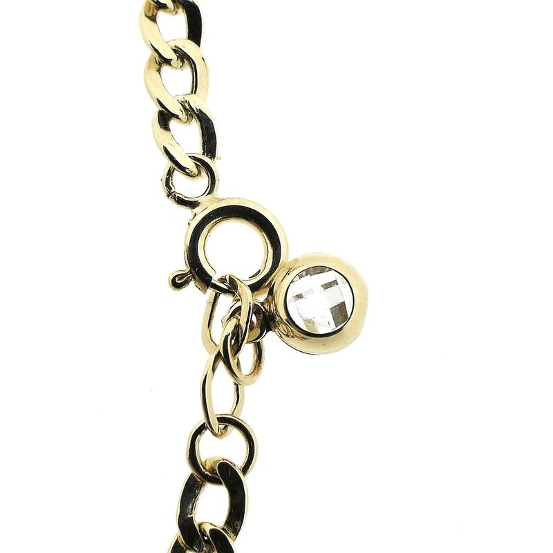 Image 8 of Gold Tweety children's bracelet with engraving plate | 16 cm