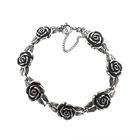 Image 1 of Vintage silver rose bracelet | 19 cm