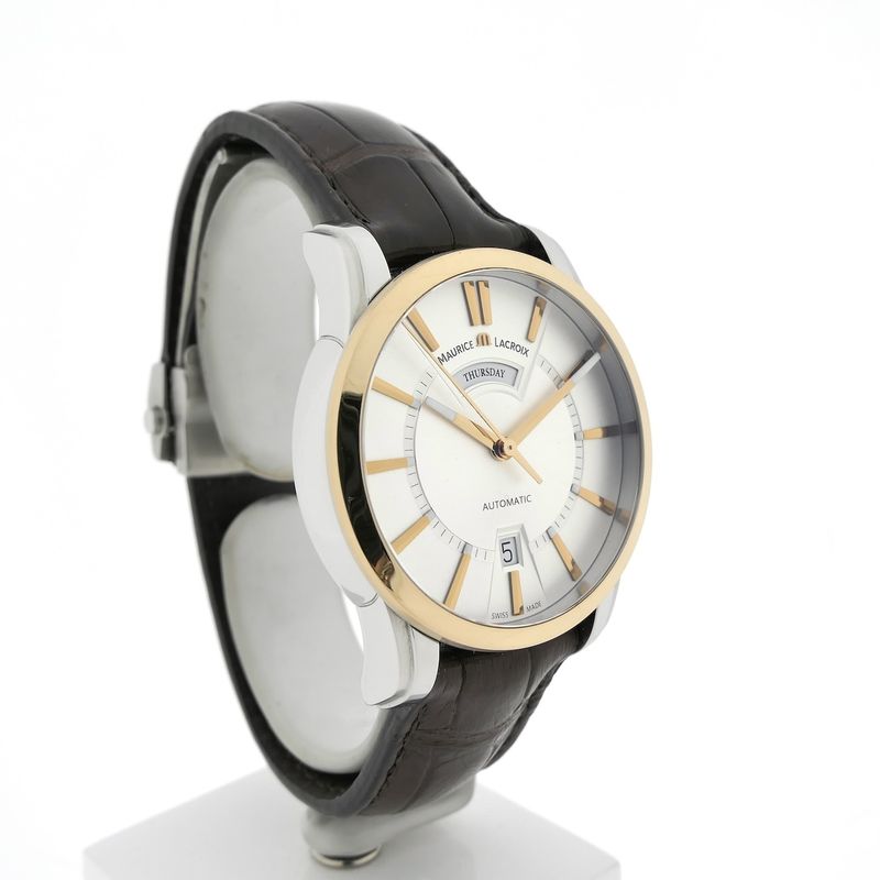Image 3 of Maurice Lacroix Pontos 'Day-Date' PT6158; Automatic 18k gold/steel men's watch