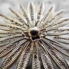 Image 4 of Gold brooch as a flower | Vintage