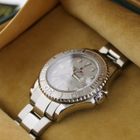 Image 16 of Rolex Yachtmaster 168622; Unisex watch with platinum bezel/dial