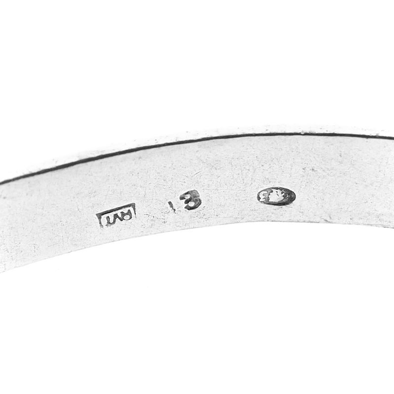 Image 5 of Silver slave bracelet with hieroglyph; Size M/L