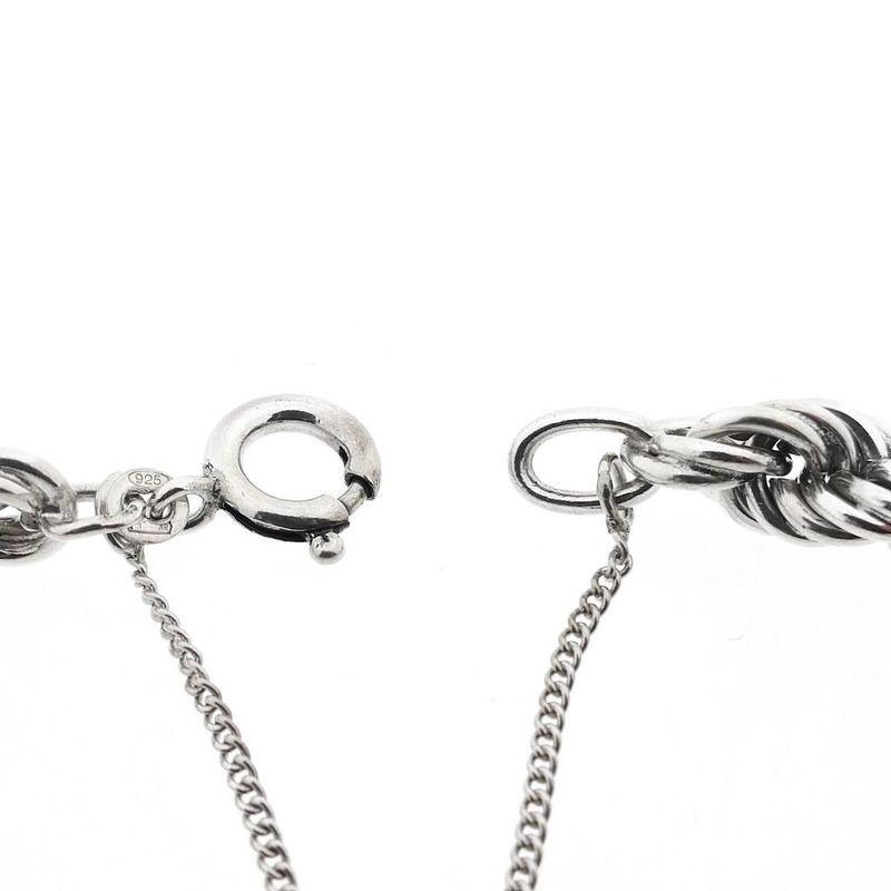 Image 5 of Silver Twisted Link Bracelet